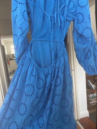 Zara broderie anglaise maxi - broderie,