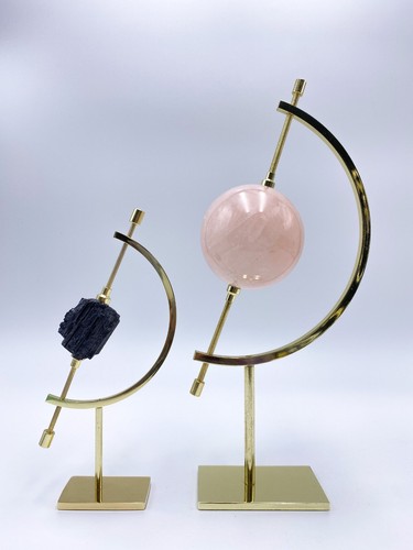 Planet crystal stand holder - crystal,