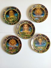 The Power Of Ancient Egypt X5 Plates Bundle Sue Climpson Bradford Exchange