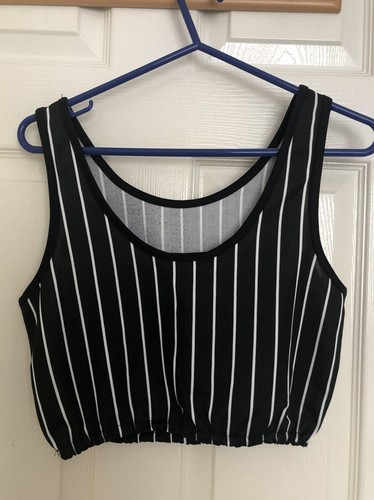 Wego black white striped - wego,