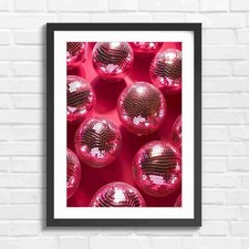Pink Disco Ball Lights Party