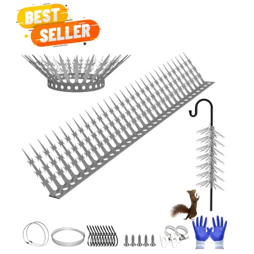 Bird spikes squirrel proof - spikes,