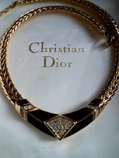 Christian DIOR @Grosse Gold Plated  Vintage Necklace