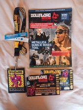 Download Festival 2005 2006 Bundle. Tickets Lanyard and Programme Job Lot
