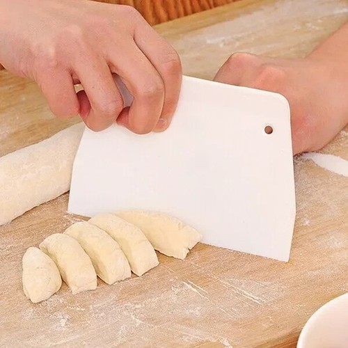 Plastic dough scraper smooth - dough,