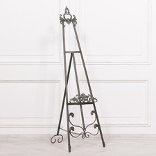 Antiqued silver metal luxury
