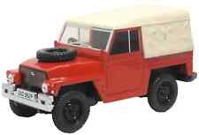 OXFORD DIECAST 1/43 LAND ROVER 1/2 TON LIGHTWEIGHT CANVAS BACK IN RED 43LRL011
