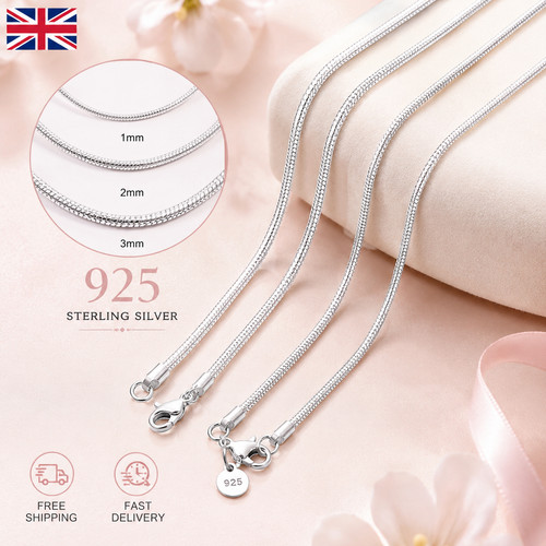 925 sterling silver - 925, 1mm-3mm