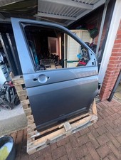 T6 Transporter Driver Side Door Carcass. Indium Grey with Rusting Paint