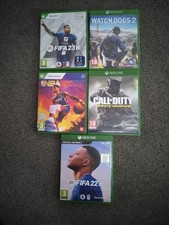 Xbox Games Bundle. FIFA 22/23 COD Infinite Warfare NBA 2k23 Watchdogs 2
