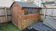 Wooden apex garden shed 8x6 - apex,