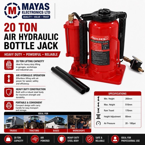 Ton hydraulic air bottle - 20,
