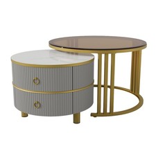 Coffee Table, Round Nest of