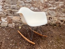 White Eames Style Rocking