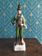 Alfretto Porcelain Collectors Series Officer Rifle Brigade 1815 Hand Painted 22c