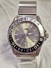 Storm Three-Hand Date Silver