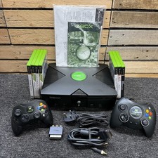 Xbox Original OG Console Bundle Setup 2 Controllers 7 Games Tested Working VGC