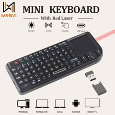 2.4G Portable Mini  Wireless Keyboard USB Touchpad Remote Control Desktop Laptop