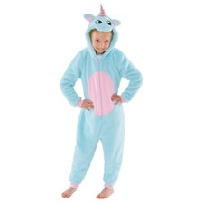 Animal Crazy Boys Girls 1Onesie Onesey Fleece Hooded Jumpsuit Playsuit Novelty