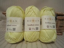 3 x 50g - Rowan Handknit Cotton - Sunshine - Shade 0354 - Lot 18035838