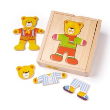 Bigjigs Toys Wooden Mr Bear