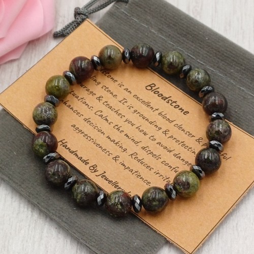 Dragon bloodstone hematite - bloodstone,