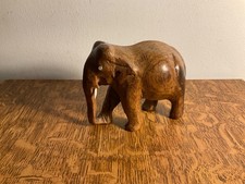 Hand Carved Wooden Elephant