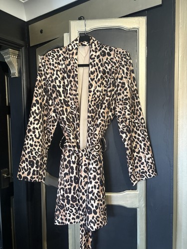 Animal print longline jkt - animal, size
