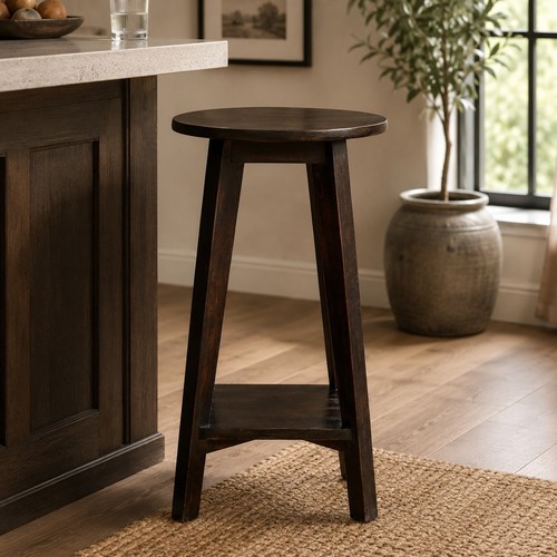 Walnut bar stool - bar,