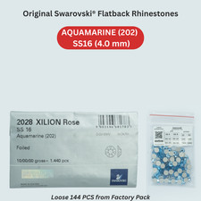 Aquamarine Swarovski Xilion