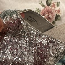 7" Clear White Platform Heels