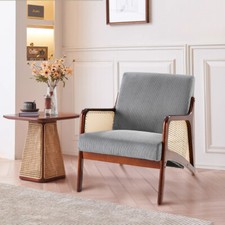 Wooden Frame Accent Armchair