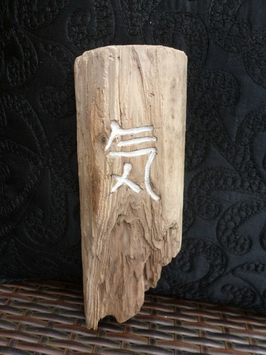 Hand carved driftwood wall - hand,
