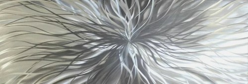 Modern abstract metal wall - , art