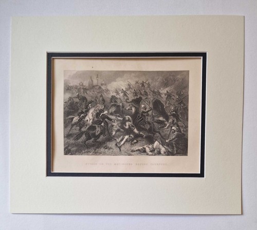 Indian mutiny attack - indian, on