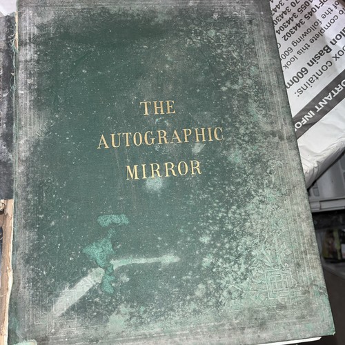 Antique book the autographic - the,