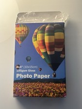 OPENED BOX 6x4 185gsm Gloss Premium Photo Paper 100 Sheets
