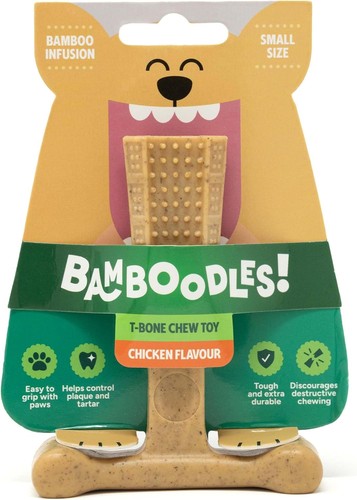 Bamboodles bone dog - bamboodles, chew