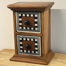 SPICE WOODEN CABINET WITH TWO