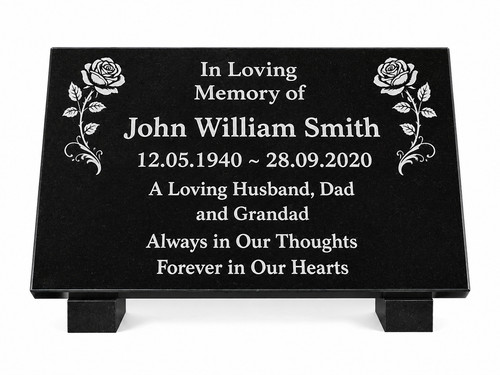 Personalised memorial plaque - memorial,