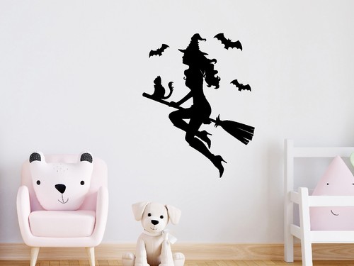 Halloween witch broomstic - witch,