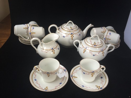 Antique porcelain art - art, tea