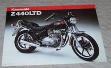 KAWASAKI Z440LTD Z440-A2 MOTORCYCLE SALES LEAFLET  P/N 99943-1187 ALL-E X-VII