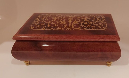 Jewelry music box inlaid wood - jewelry/music,