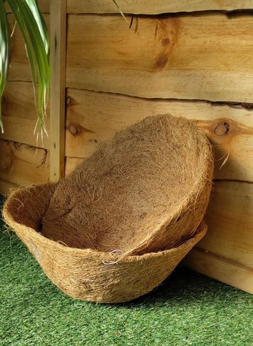 Natural coco liners - natural,