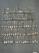 A Bundle/Joblot Of Collector Spoons. Some Are Silver Plated
