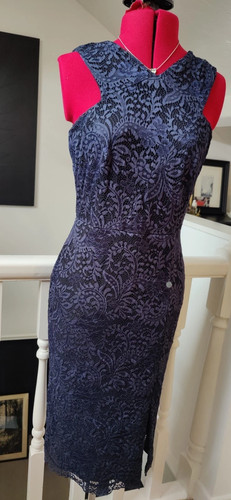 Coast navy blue lace bodycon - coast,