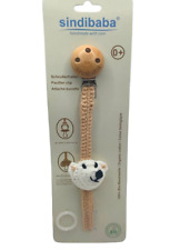 Wooden Baby Dummy Clips Teether Strap Pacifier Soother Holder Chain Shower Gifts