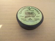 Old Champion Stinger Airgun Pellets  1/2 Tin of .177 Pellets Collectors  (G730)