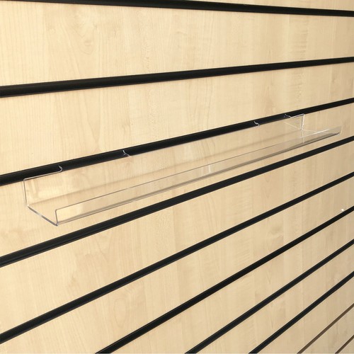New slatwall acrylic shelf - new,